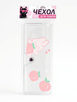 Чехол для очков GIRLY "Peach bunny"