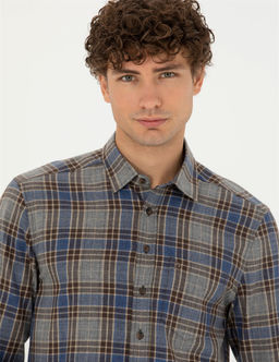 Kahverengi Regular Fit Uzun Kollu G_mlek - Pierre cardin фото 2