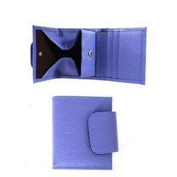 Портмоне женское Croco-ПР-906 натуральная кожа 1 отд, 4 карм, голубой флотер (18) 264557