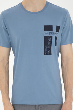 Мужская футболка цвета индиго - U.s. polo assn фото 13