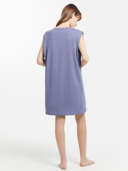 Туника женская домашняя в синем цвете с печатью - Mark formelle фото 6