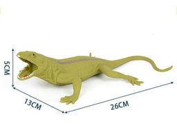 Фигурка Abtoys Юный натуралист Рептилии Ящерица (светло-зеленая с полоской на спине), термопластичная резина  фото 2