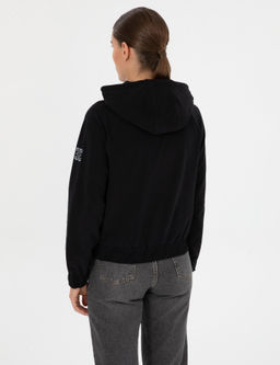 Siyah Comfort Fit Sweatshirt - Pierre cardin фото 5