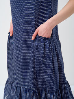 Платье миди с кружевом OD-269-3