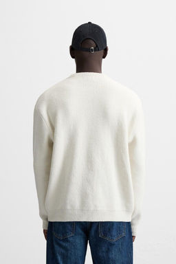 BOUCLE TEXTURED SWEATER - Zara фото 3