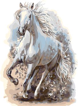 ФРЕЯ PNB/PM-083 Набор для раскрашивания по номерам 40 х 30 см Со скоростью ветра