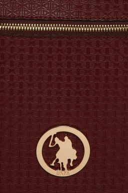 U. S. Polo Assn Женская бордовая сумка через плечо - U.s. polo assn фото 7