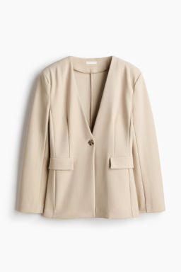 Blazer de punto sin cuello - H&m фото 3