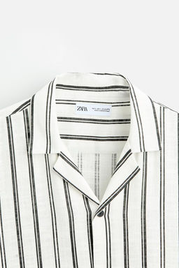 STRIPED TEXTURED SHIRT - Zara фото 8