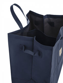 Корзина для белья 40,2x30,2x50,2 тёмно-синий оксфорд - Denastia фото 5