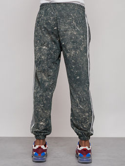 Брюки джоггеры спортивны мужские зеленого цвета 12931Z - Mtforce фото 8