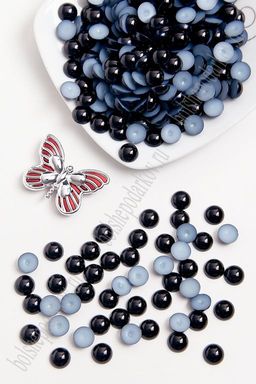 Бусинки половинки под жемчуг 10 мм 50 гр (SF-1448) черный №91