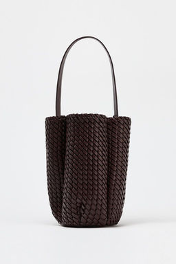 BRAIDED BUCKET BAG - Zara фото 2