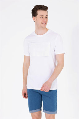 U. S. Polo Assn Мужская белая футболка с круглым вырезом - U.s. polo assn фото 9