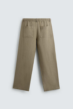 PANTAL?N RELAXED FIT VISCOSA - C??AMO / Vis?n - Zara фото 6