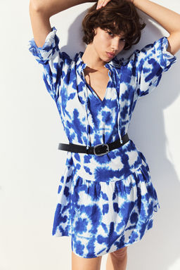 Vestido de algodon con cordon de ajuste - H&m фото 3