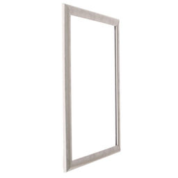 Рама для картин (зеркал) 30×40×2.7 см, пластиковая, Calligrata 6472, серебристая
