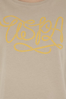 Женская футболка светло-хаки - U.s. polo assn фото 7