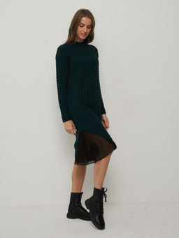 Платье женское 5212-2478. 997/С12 морская бездна/чёрный