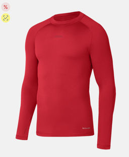 Джемпер компрессионный утепленный Jogel CAMP PerFormDRY Baselayer Top Warm, красный