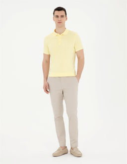 Sar_ Slim Fit D__meli Polo Yaka Triko Ti__rt - Pierre cardin фото 4
