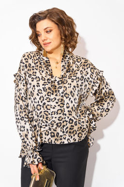 Блуза Liliana 1489 леопард