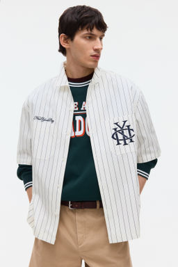 Camisa con motivo bordado Regular Fit - H&m фото 3