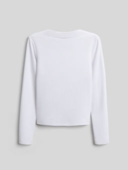 ACOOLA / Джемпер детский для девочек Sheridan белый  фото 2