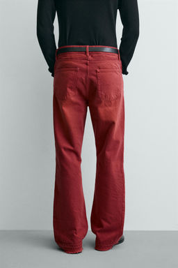 JEANS FLARE FIT / Rojo - Zara фото 3
