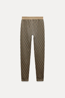 SKI COLLECTION THERMOLITE® THERMAL JACQUARD LEGGINGS - Zara фото 11