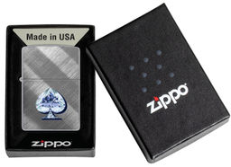 Зажигалка ZIPPO Сверкающая карта Пик | Gleaming Spade 46472  фото 6