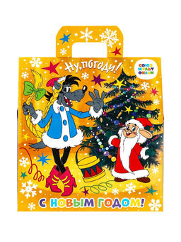 Новогодний подарок, сладкий, детский Ну Погоди!, конфеты, 500 г - Simaland фото 3