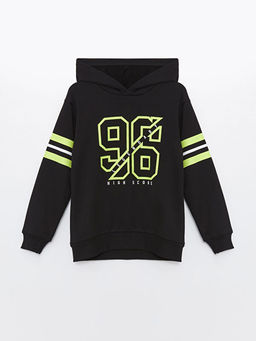 Kap??onlu Erkek ?ocuk Sweatshirt