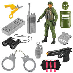 Набор игровой военный в рюкзачке - Junfa toys фото 3
