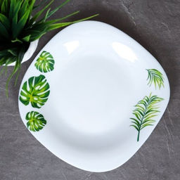 Тарелка квадратная 200 мм / FP-80XN (7242) /уп 6/48/ Монстера - Галеонтрейд фото 2