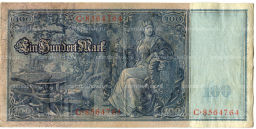 100 марок 1910 года Германия