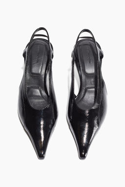 Salones destalonados de piel con tacon kitten - H&m фото 4