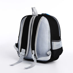 Рюкзак детский на молнии, 3 наружных кармана, цвет чёрный - Simaland фото 2