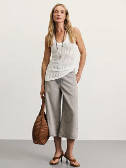 Майка ажурной вязки из вискозы / Zarina  фото 2