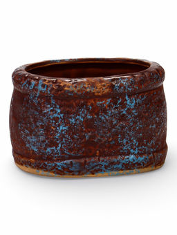 Декоративный горшок для цветов «Цветок», 8×10×10 см, керамический, Greengo