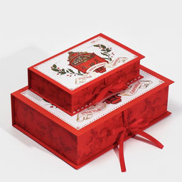 Набор коробка - книга 2 в 1 «Best wishes for you», 20 х 12,5 х 5 - 27 х 19,5 х 8 см, Новый год