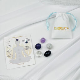 Набор камней для усиления чакры "Сахасрара"