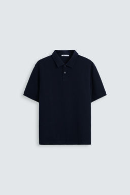 BASIC TEXTURED POLO SHIRT - Zara фото 7
