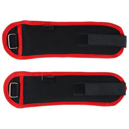 Утяжелители на запястье ONLYTOP, 2 шт. × 300 г, цвет красный
