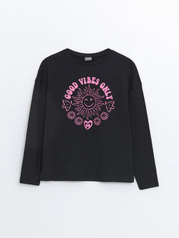 Bisiklet Yaka K?z ?ocuk Ti??rt