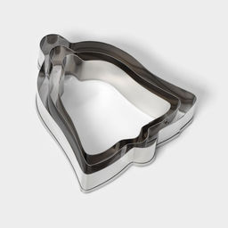 Форма для печенья Доляна Колокольчик, набор 3 шт., 6?6 см, серебристая