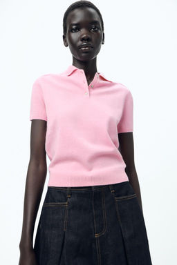 BASIC 100% WOOL POLO SHIRT - Zara фото 2