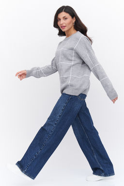 Джемпер В 2008/серо-белый - Злата Стиль фото 9