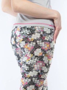 1163 GRAY Спортивный костюм для фитнеса женский (90% вискоза, 10% лайкра)