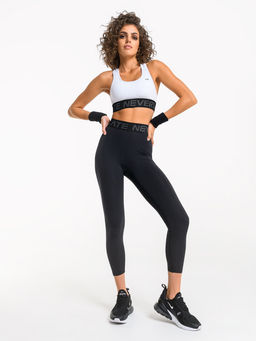 Спортивный топ-бра с брендированной резинкой - NEVERLATE фото 5